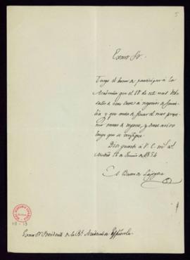 Carta del barón de Lajoyosa [Marcial Antonio López] al director [Francisco Martínez de la Rosa] e...