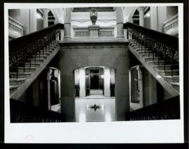 Detalle de la escalera principal de la Academia