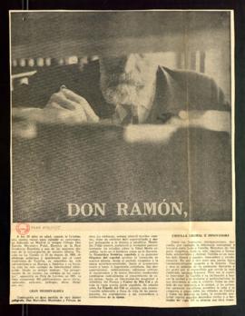 Don Ramón, murió un gran filólogo