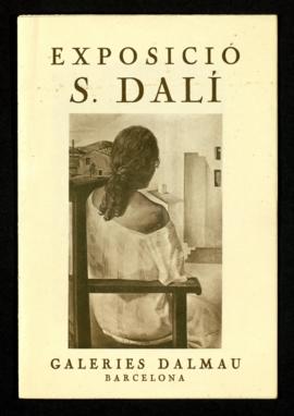 Programa de mano de la Exposición Salvador Dalí en las Galerías Dalmau de Barcelona