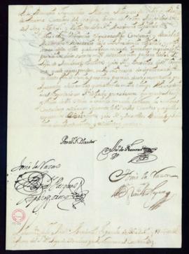 Orden del marqués de Villena del libramiento a favor de Lope de Mendoza de 602 reales y 12 marave...