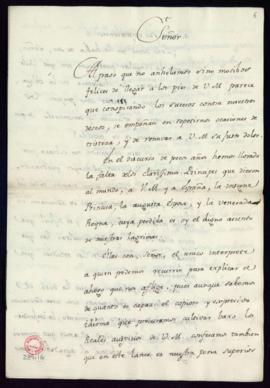 Copia manuscrita de la oración que hizo la Real Academia Española al rey [Fernando VI] con motivo...