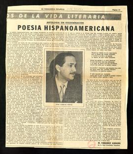 Antología sin discriminación. Poesía hispanoamericana