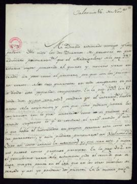 Carta de Pedro de Silva a Man[ue]l de Lardizábal [y Uribe] en la que sugiere una serie de correcc...