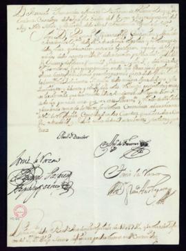Orden del marqués de Villena del libramiento a favor de Diego Suárez de Figueroa de 1067 reales y...