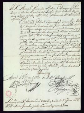 Orden del marqués de Villena del libramiento a favor de Pedro González de 542 reales y 4 maravedí...