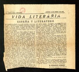 España y literatura