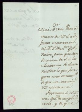Carta del duque de Alba [Fernando de Silva y Álvarez de Toledo] a Juan de Trigueros con la que le...