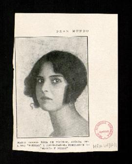Retrato de María Teresa Roca de Togores, autora del libro Poesías y colaboradora frecuente de Bla...