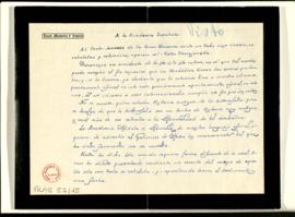 Carta de Juan Moneva y Puyol sobre la denominación del Cabo Descojonado, al oeste-suroeste de la ...