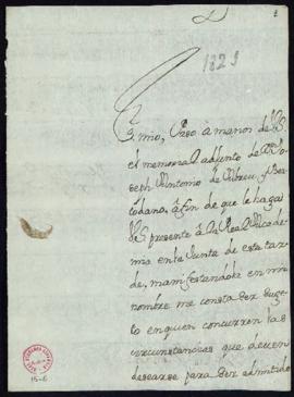 Carta del marqués [de Villena] a Lope [Hurtado] de Mendoza con la que adjunta el memorial de José...