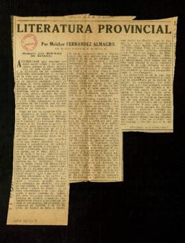 Literatura provincial