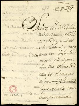 Minuta de la carta [de Francisco Antonio de Angulo] al duque de Alba por la que le propone nombra...