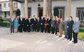 Los presidentes y directores de las Academias de la ASALE junto con el presidente de la Diputació...