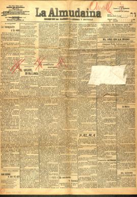 Ejemplar de La Almudaina de 21 de diciembre de 1916