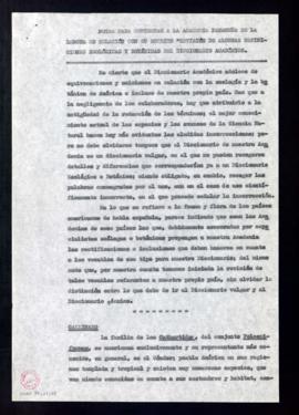 Copia de Notas para contestar a la Academia Panameña de la Lengua en relación con su escrito Revi...