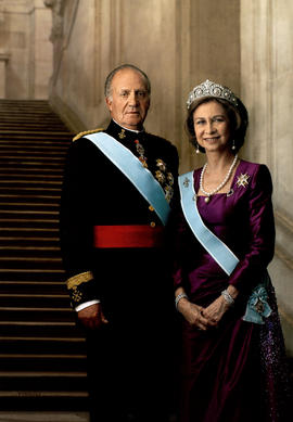 Juan Carlos I y doña Sofía