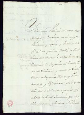 Carta del marqués de Villena [Mercurio Antonio López Pacheco] a Vincencio Squarzafigo en la que s...