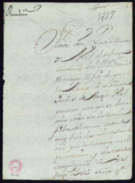 Carta del marqués de Villena [Andrés Fernández Pacheco] a Lope [Hurtado] de Mendoza con la que re...