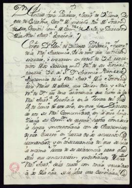 Libramiento de 16 reales de vellón a favor de Antonio Boneta, miembro de la Real Academia de la H...