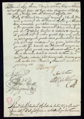 Orden del marqués de Villena del libramiento a favor de Miguel Gutiérrez de Valdivia de 60 reales...