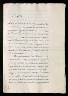 Plan de Gaspar Melchor de Jovellanos para la edición del Fuero Juzgo de 1815