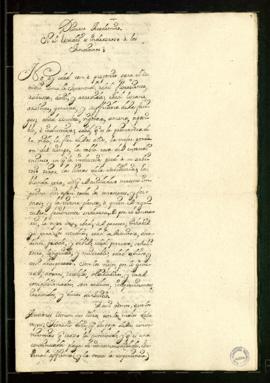 Discurso mensual del padre [Bartolomé] Alcázar titulado Discurso Académico. Si el estudio es inde...