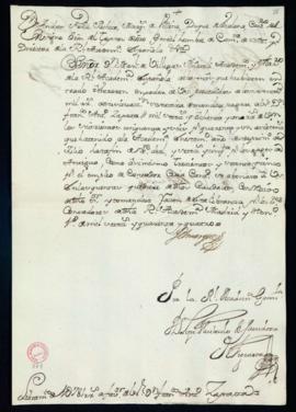 Libramiento de 1078 reales de vellón a favor de Francisco Antonio Zapata