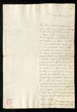 Carta de Alonso Cano a Vicente de los Ríos con la que le envía una copia de la redención ejecutad...
