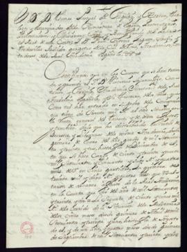 Certificación de los contadores de las cuentas del año de 1733