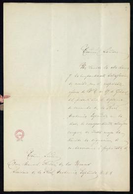 Carta de Felipe Pardo y Aliaga a Manuel Bretón de los Herreros en la que acusa recibo de su diplo...