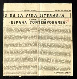 La historia de hoy. España contemporánea