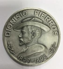 Medalla conmemorativa del centenario de la estancia de Dionisio Fierros en La Coruña