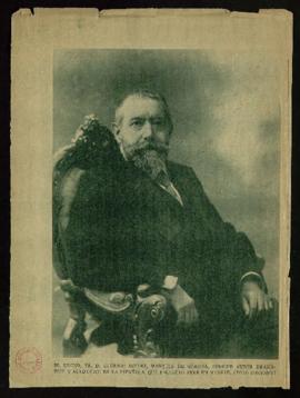 Recorte del diario ABC de 13 de octubre de 1926, con una fotografía de Eugenio Sellés, marqués de...