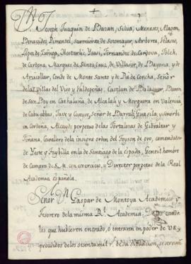 Libramiento general correspondiente a diciembre de 1783
