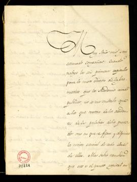 Carta de Francisco de Sales Andrés a Francisco Antonio González con la que le remite sus investig...