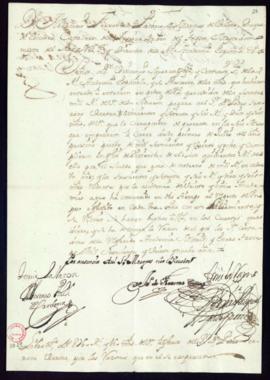 Orden del marqués de Villena de libramiento a favor de Pedro Serrano Varona de 876 reales y 16 ma...