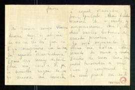 Carta de Juan de la Encina a Melchor Fernández Almagro en la que se congratula porque ya son comp...