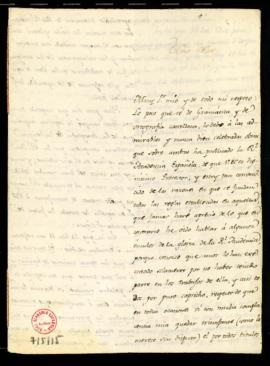 Carta de Cándido Beltrán de Caicedo a Pedro de Silva en la que relaciona las faltas de imprenta q...