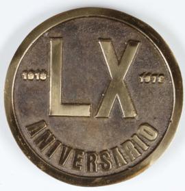 Medalla conmemorativa del LX aniversario del Centro Gallego de Santander