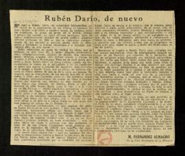 Rubén Darío, de nuevo