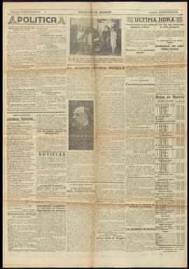 Páginas 3 y 4 del diario Heraldo de Madrid de 30 de diciembre de 1922, con la noticia del falleci...