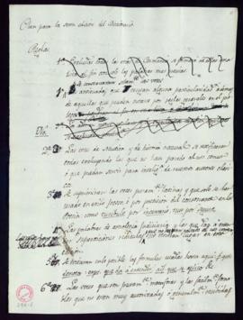 Plan de Francisco Antonio González para la sexta edición del Diccionario
