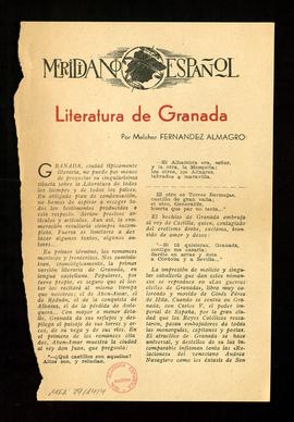 Literatura de Granada