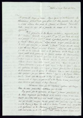 Carta de Francisco Mazarredo a Martín Fernández de Navarrete con observaciones sobre la Gramática