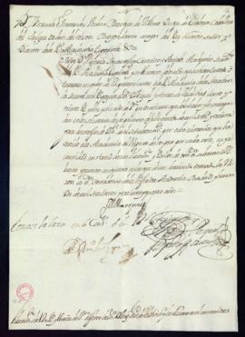 Orden del marqués de Villena de libramiento a favor de Miguel Gutiérrez de Valdivia de 120 reales...