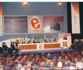 El rey Juan Carlos I pronuncia el discurso de inauguración del II Congreso Internacional de la Le...