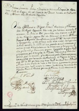 Libramiento de 2083 reales de vellón a favor de Tomás Pascual de Azpeitia