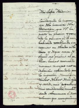 Carta de los hermanos Mariano y Raimundo Santander con la que acompañan una prueba del Catecismo ...