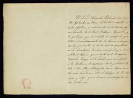 Traducción de la carta de Eduard Böhmer al director, el conde de Cheste, en la que acusa recibo d...